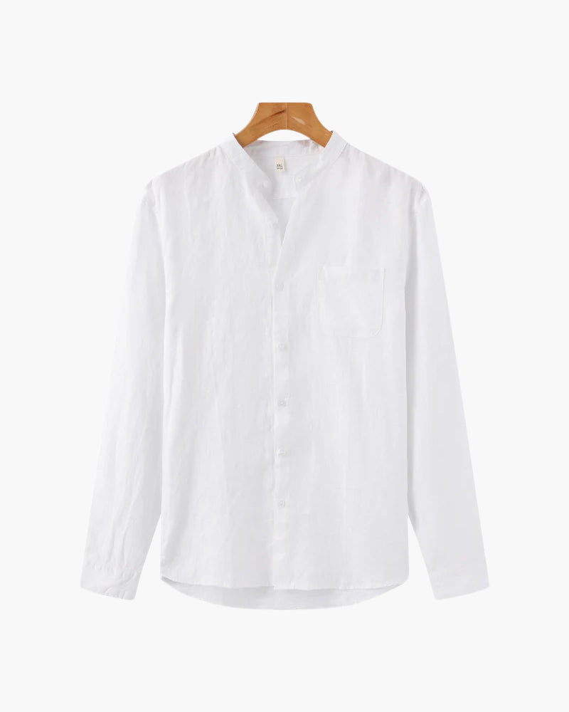 Camicia in Lino a Manica Lunga