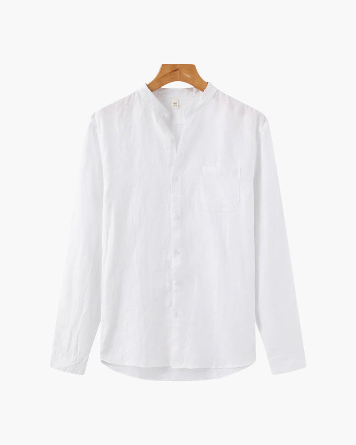Camicia in Lino a Manica Lunga