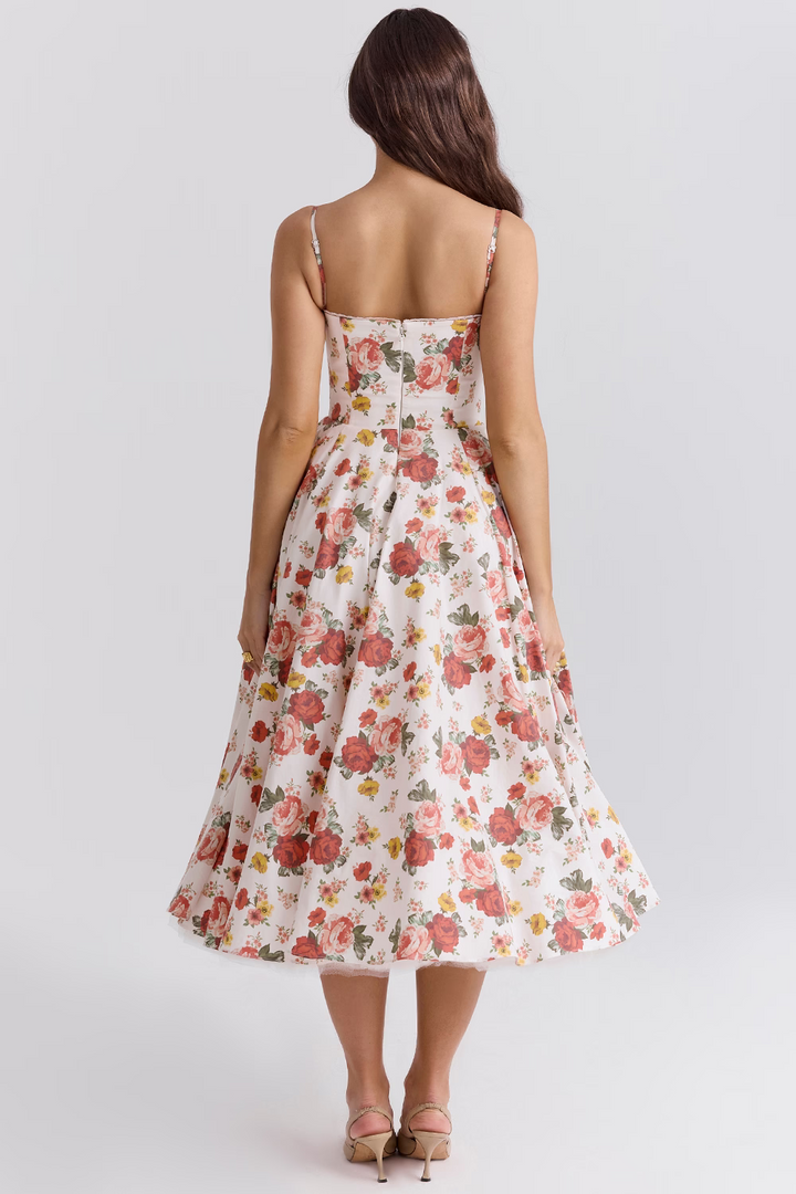 Abito Royale con Corsetto e Gonna in Tulle
