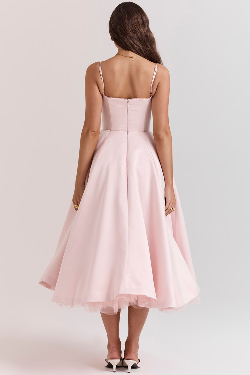 Abito Royale con Corsetto e Gonna in Tulle