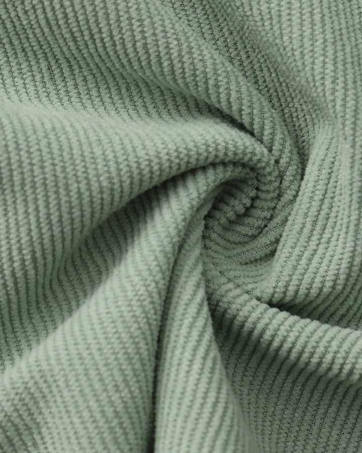 Pantaloncini a Costine con Vita Elastica e Laccetto