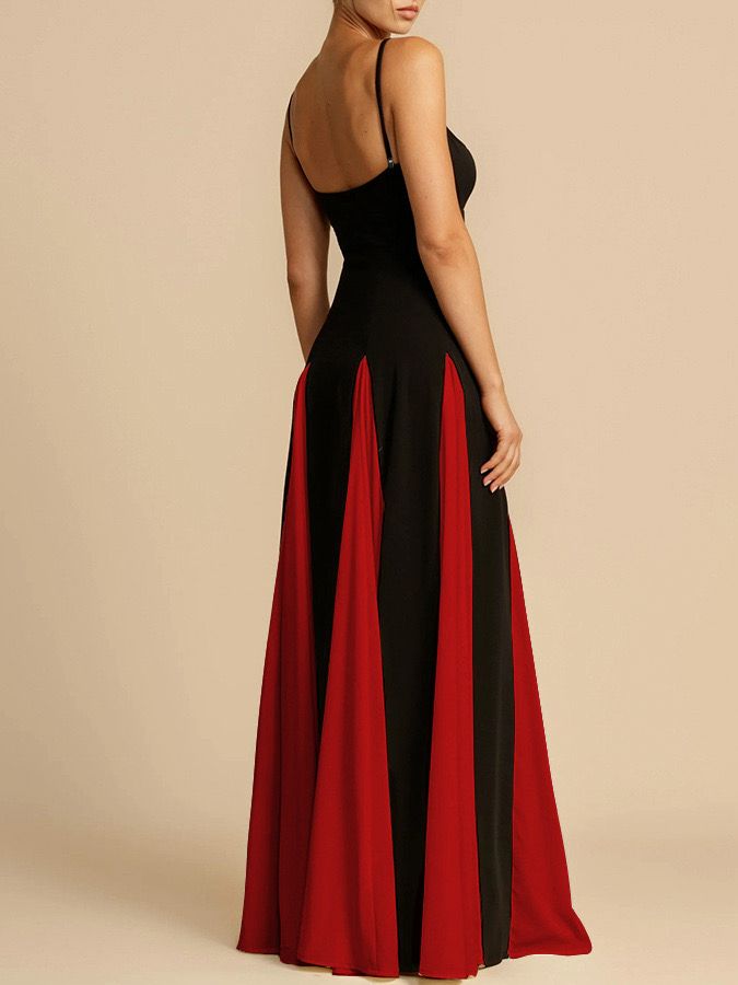 Abito Maxi Bicolore