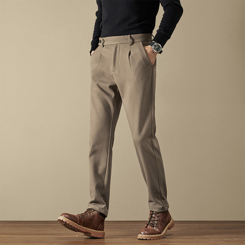 Pantaloni Sartoriali in Misto Lana