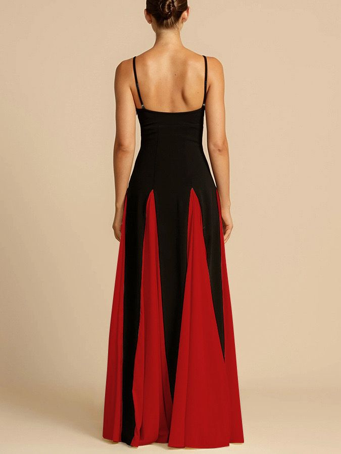 Abito Maxi Bicolore