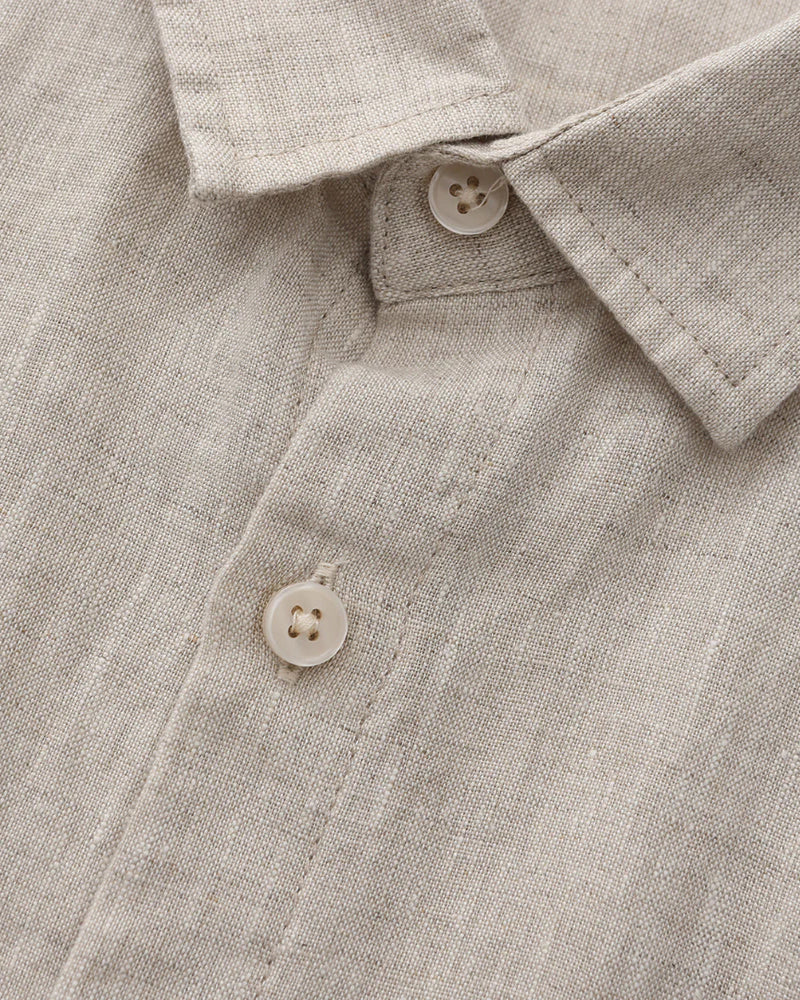 Camicia in Lino a Manica Corta