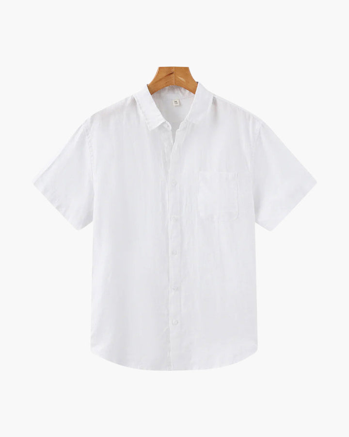 Camicia in Lino a Manica Corta