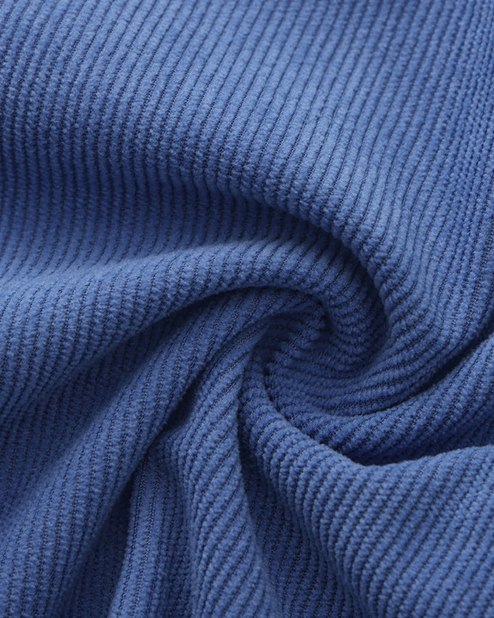 Pantaloncini a Costine con Vita Elastica e Laccetto