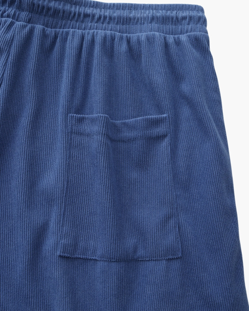 Pantaloncini a Costine con Vita Elastica e Laccetto