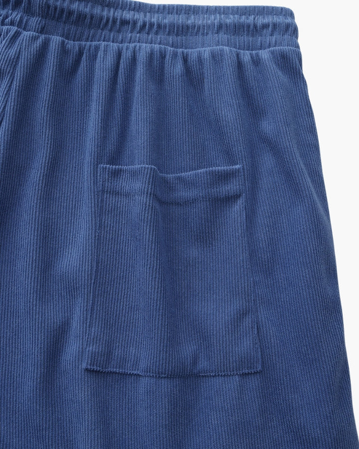 Pantaloncini a Costine con Vita Elastica e Laccetto
