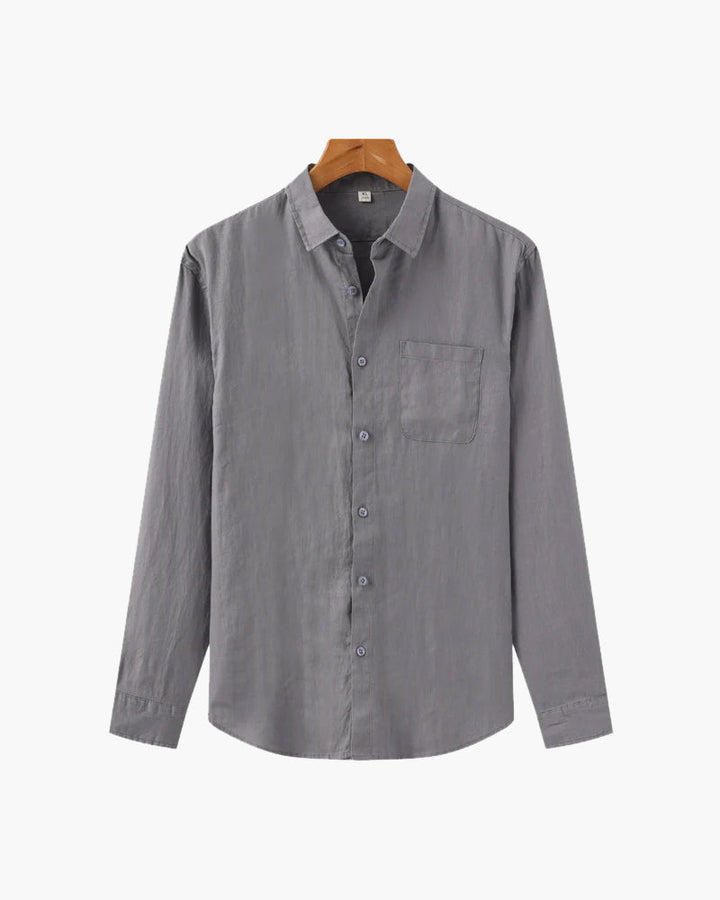 Camicia in Lino a Manica Lunga