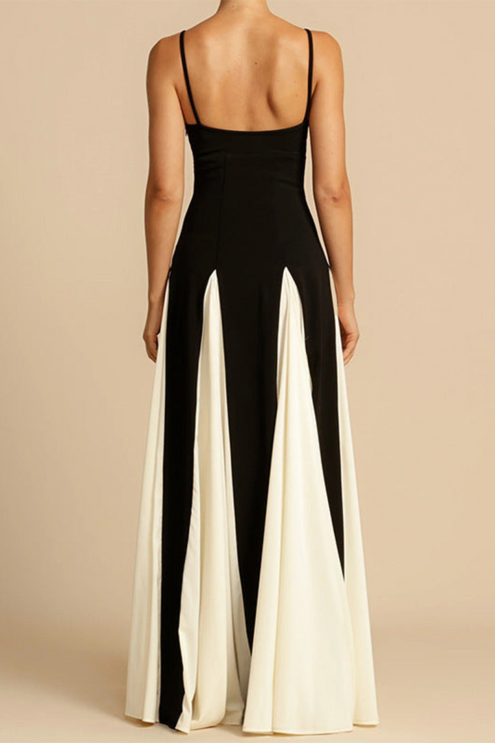 Abito Maxi Bicolore