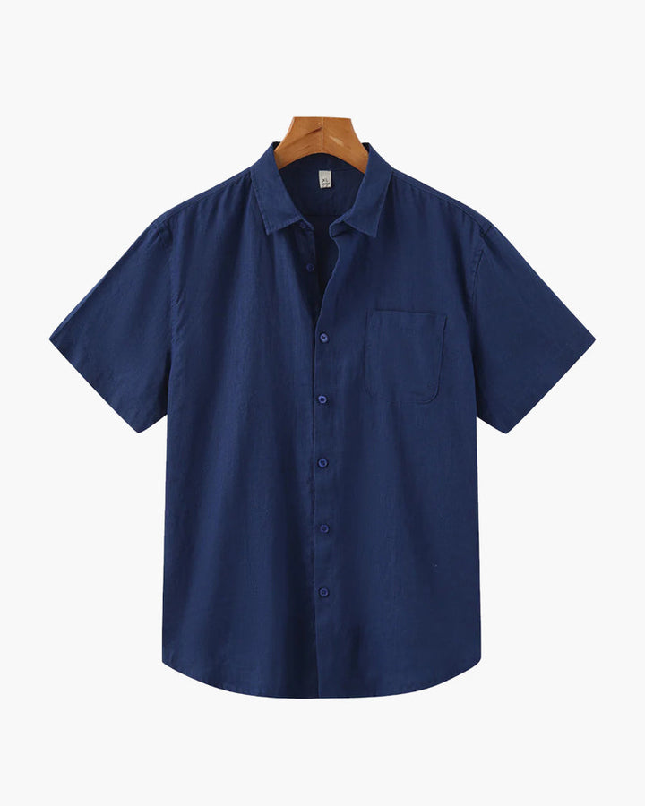 Camicia in Lino a Manica Corta