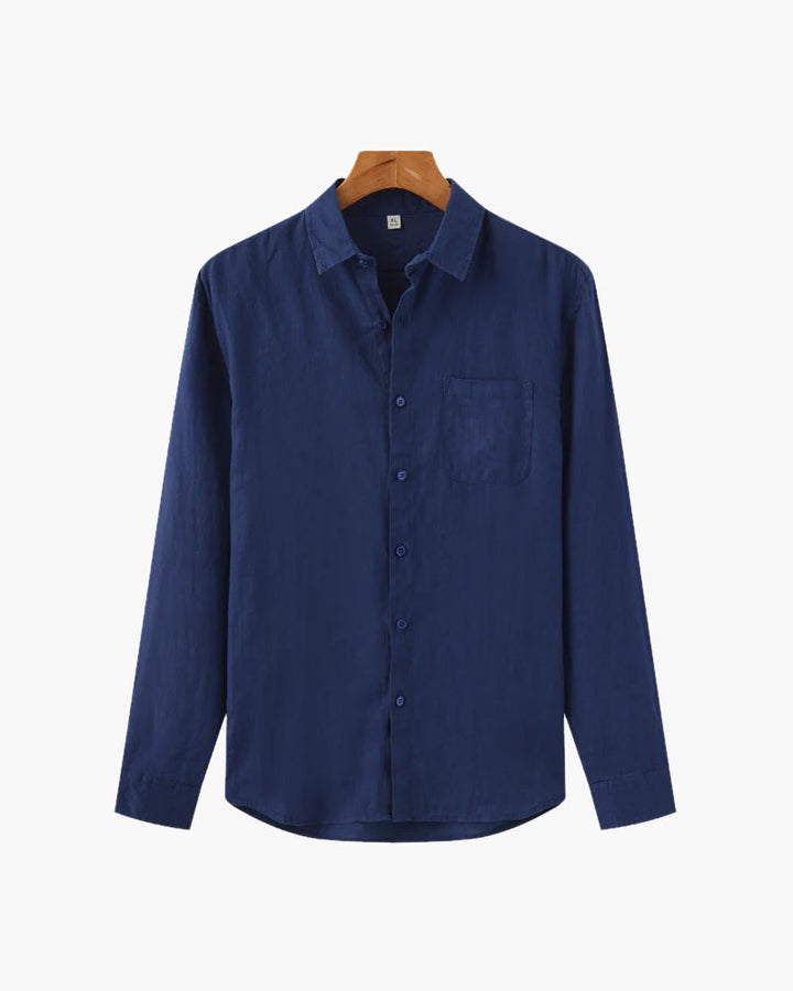 Camicia in Lino a Manica Lunga