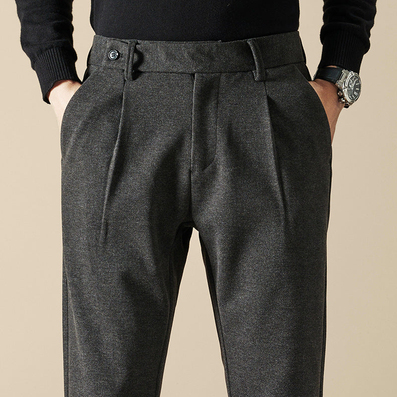 Pantaloni Sartoriali in Misto Lana