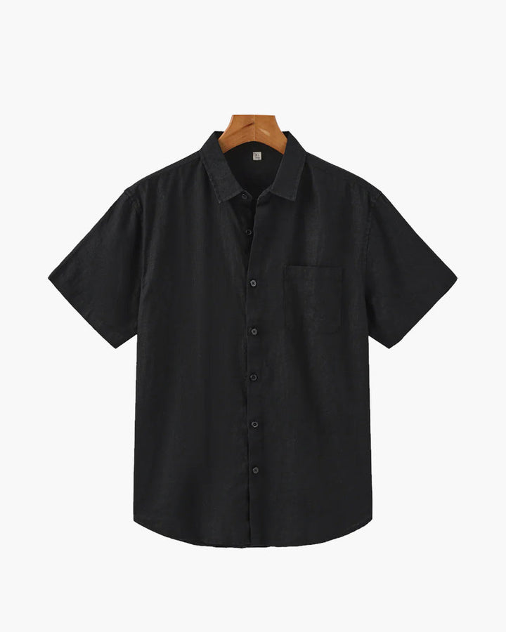 Camicia in Lino a Manica Corta