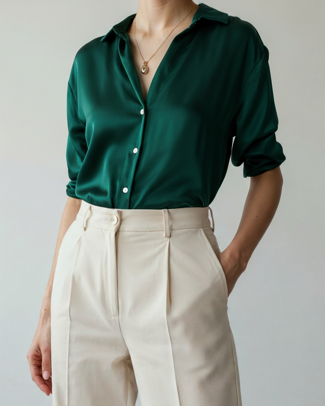 Camicia Chic Classica a Vestibilità Oversize