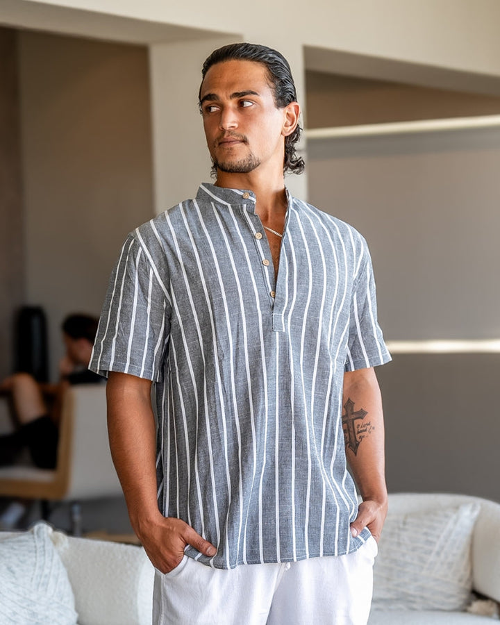 Camicia Lino a Righe