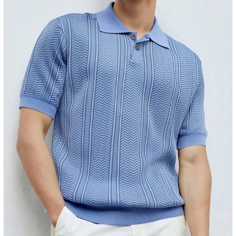 Polo a Maglia Leggera Traspirante da Uomo