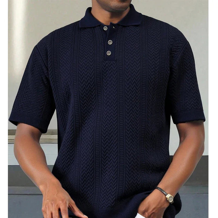 Polo a Maglia Leggera Traspirante da Uomo