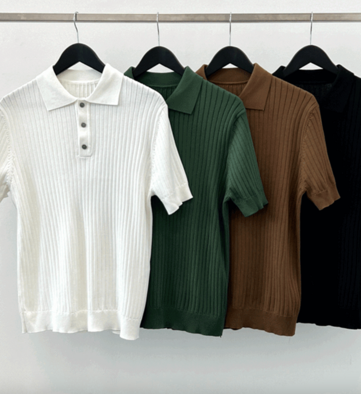 Polo a Maglia Costina