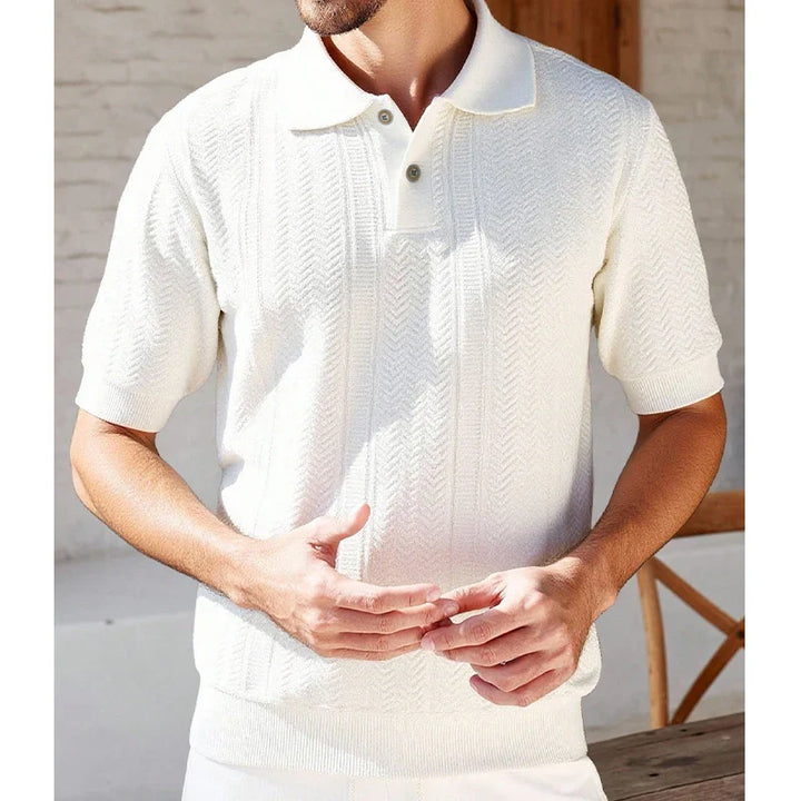 Polo a Maglia Leggera Traspirante da Uomo