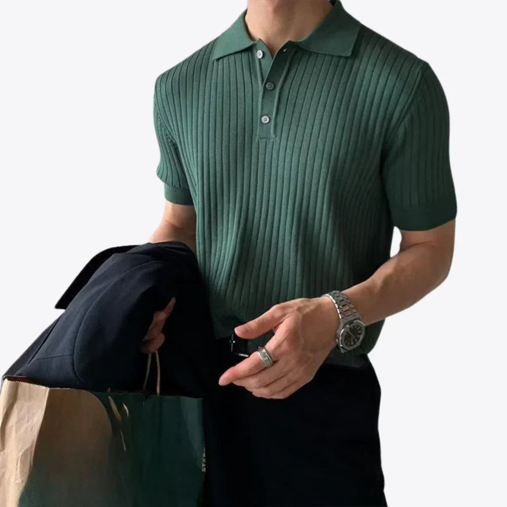 Polo a Maglia Costina
