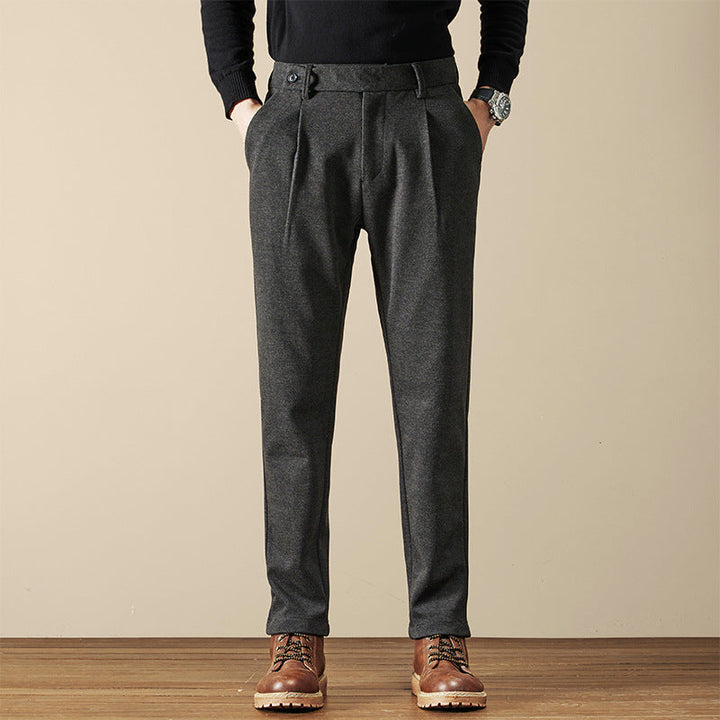 Pantaloni Sartoriali in Misto Lana